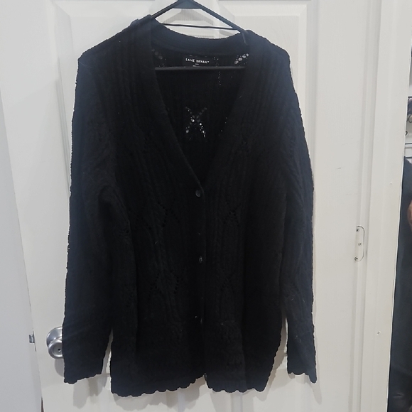 Lane Bryant Sweaters - Bundle Sale | 4‎ for $20 | Lane Bryant Black Button-Up Cardigan